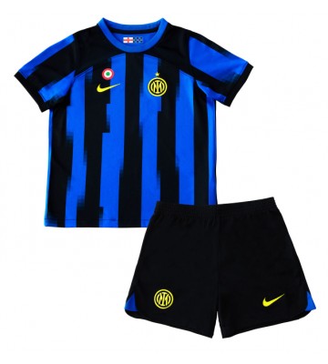 Inter Milan Hjemmedraktsett Barn 2023-24 Kortermet (+ Korte bukser)